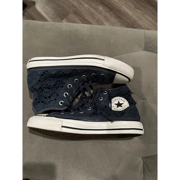 High top see through‎ crochet Converse - Picture 2 of 10